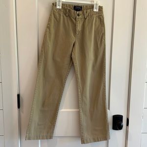 Boys polo flat front slacks